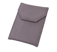 CAZSTYK Sac de rangement floqué pour bijoux avec fermeture pour protéger les colliers contre les enchevêtrements et les dommages. Pochette de voyage élégante pour bijoux