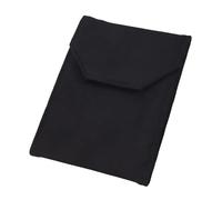 CAZSTYK Sac de rangement floqué pour bijoux avec fermeture pour protéger les colliers contre les enchevêtrements et les dommages. Pochette de voyage élégante pour bijoux