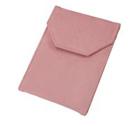 CAZSTYK Sac de rangement floqué pour bijoux avec fermeture pour protéger les colliers contre les enchevêtrements et les dommages. Pochette de voyage élégante pour bijoux