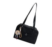 CAZSTYK Sac de travail pratique avec caractéristiques d'organisation avec sangle ergonomique, grand espace, sac à bandoulière tendance pour ordinateur portable, sac essentiel moderne, Noir