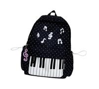 CAZSTYK Sacs à dos simples et charmants pour femmes et filles, sacs à dos de voyage, sacs à dos décontractés, sacs d'école, Noir