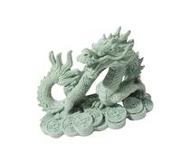 CAZSTYK Sculpture multifonctionnelle de dragon en colophane pour paysage Marinepark et intérieur de la maison, affichage artistique réaliste en polype barrière de chasse d'eau pont