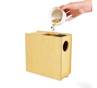 CAZSTYK Séparateur de nourriture en bois de qualité supérieure pour une alimentation efficace et un entretien facile dans les cages à oiseaux
