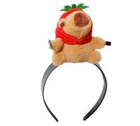 CAZSTYK Serre-tête en forme d'animal en peluche d'Halloween pour femmes, étudiants, photographie, serre-tête en forme d'animal en peluche pour laver le visage