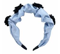 CAZSTYK Serre-tête rose pour femme - 5,8 cm de large - Bandeau à fleurs - Pour fête, mariage