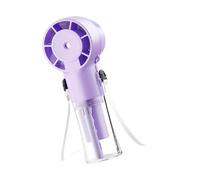CAZSTYK Speed Ventilateur à main d'extérieur avec cou à suspendre par USB, dispositif de refroidissement brumisateur rechargeable pour voyage et salle de sport
