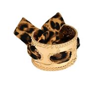 CAZSTYK Style rétro manchette pour femme avec ruban vibrant en alliage robuste - Cadeau multicolore réglable, One Size, Comme décrit