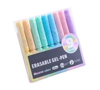 CAZSTYK Stylos à gel effaçables 0, 6 mm, 9 couleurs, Macarons | Ensemble pour notes de cours, planificateur, bureau d ' écriture, annotation, marquage d ' étude