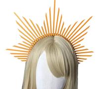 CAZSTYK Sunbursts Serre-tête unisexe en forme d'ange pour cosplay, festival, Halloween, spectacles, Nouvel An