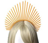 CAZSTYK Sunbursts Serre-tête unisexe en forme d'ange pour cosplay, festival, Halloween, spectacles, Nouvel An