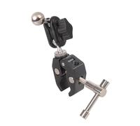 CAZSTYK Super pince avec tête de 17 mm et vis 3/8 pour support de téléphone dans la salle de sport photographie bras d'extension super pince