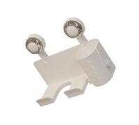 CAZSTYK Support à ventouse puissante pour sèche-cheveux, organiseur de salle de bain étanche pour rangement d'accessoires