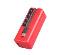 CAZSTYK Support de batterie rechargeable avec câble de type C intégré, coque de transport facile pour 18650 20700 21700 cellules au lithium