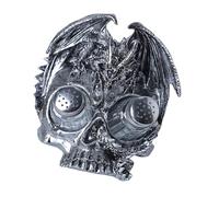 CAZSTYK Support de bouteille en forme de tête de mort pour Halloween et les fêtes à thème, accessoire de cuisine