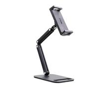 CAZSTYK Support de fixation pour tablettes inclinées pour petits écrans jusqu'à 25,3 cm avec quatre axes et base robuste ergonomique