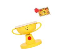 CAZSTYK Support de gamelle facile à hauteur réglable avec trophées de couleurs vives pour la santé et l'alimentation des animaux de compagnie - Support de bol réglable en hauteur - Design trophée de