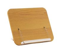 CAZSTYK Support de lecture à angles réglables pour livres et tablettes - Support de recettes ergonomique en bois