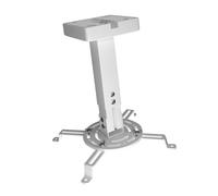 CAZSTYK Support de plafond réglable multi-angle pour projecteur Home Cinéma avec systèmes rétractables et câblage dissimulé Support mural ou plafond flexible