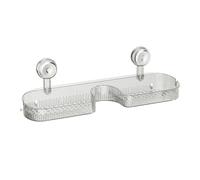 CAZSTYK Support de rangement amovible à ventouse - Étagère de douche murale pour salle de bain et cuisine - Étagère adhésive amovible