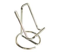 CAZSTYK Support de téléphone en métal robuste avec large compatibilité avec cadre en métal de bureau général pour lire regarder un film