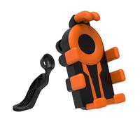 CAZSTYK Support de téléphone pour vélo réglable en silicone résistant aux chocs pendant les trajets à vélo