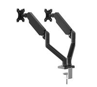 CAZSTYK Support double pour écrans de 17 à 32" avec bras articulés à mouvement complet
