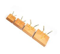 CAZSTYK Support en bois naturel avec support en métal sécurisé pour pierres spirituelles et pierres précieuses élégant, One Size, Comme décrit