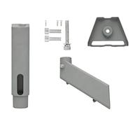 CAZSTYK Support mural en alliage d'aluminium résistant aux intempéries pour plat de troisième génération, design robuste et installation facile, résistant aux intempéries