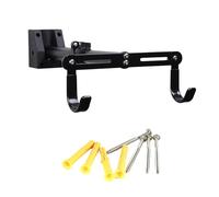 CAZSTYK Support mural extensible renforcé, revêtement anti-rayures et design pliable pour un rangement compact et peu encombrant pour vélo