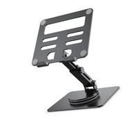 CAZSTYK Support pliable réglable pour appareils de 4 à 13 pouces avec rotation à 360 degrés Base antidérapante Support de tablette pliable