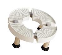 CAZSTYK Support pour climatiseurs peu encombrants - Plateau à roulettes rond - Support mobile pour plantes en pot