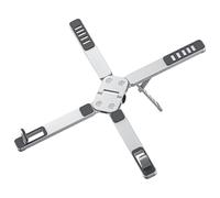 CAZSTYK Support réglable en aluminium pour ordinateur portable de 17", tablette et téléphone, pliable et modifiable