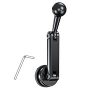 CAZSTYK Support rotatif de 17 mm avec bras étendu pour smartphone et tableau de bord