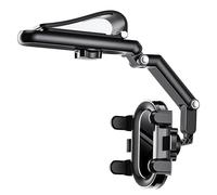 CAZSTYK Support rotatif pour téléphone de voiture pour appareils de 4,7 à 6,5 pouces, mains moins de navigation et visionnage vidéo, support de pare-soleil à libération rapide