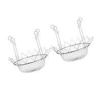 CAZSTYK Support universel pour pots de fleurs pour intérieur et extérieur - Convient aux conteneurs de 30,5 à 45,7 cm avec chaîne réglable pour pots de fleurs