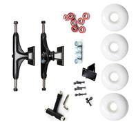 CAZSTYK Supports de skateboard lourds en alliage d'aluminium avec roulement de roue pour améliorer les performances et la stabilité des camions débutants