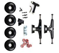 CAZSTYK Supports de skateboard lourds en alliage d'aluminium avec roulement de roue pour améliorer les performances et la stabilité des camions débutants