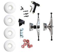 CAZSTYK Supports de skateboard lourds en alliage d'aluminium avec roulement de roue pour améliorer les performances et la stabilité des camions débutants