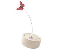 CAZSTYK Teaser automatique en forme de papillon divertissant avec structure de charge USB jouet automatique intelligent