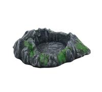 CAZSTYK Terrariums d'alimentation pour reptiles, mangeoires en résines, gamelles pour amphibiens pour boire et manger en toute sécurité