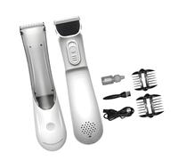 CAZSTYK Tondeuse à poils d'animaux et outil de toilettage sous vide en céramique à trois vitesses, action silencieuse, rechargeable par USB, brosses modifiables, moteur silencieux rechargeable par USB