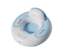 CAZSTYK Traîneaux à neige à gonflage rapide pour s'amuser en famille en PVC durable et structure antidérapante, tube à neige adapté aux familles