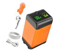 CAZSTYK Unité de douche extérieure en ABS avec affichage numérique de la température et filtre amovible pour camping randonnée plage douche