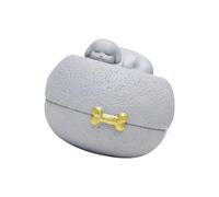 CAZSTYK Urne funéraire pour animal domestique avec rangement sécurisé en résine pour chien et chat - Cadeau souvenir - Petite boîte funéraire pour animal de compagnie