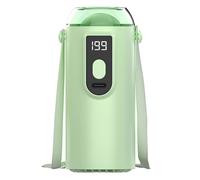 CAZSTYK Ventilateur de bureau rechargeable à 199 vitesses - Petite table de camping - Affichage numérique puissant et silencieux - Pour chambre à coucher, voyage - Clip de refroidissement