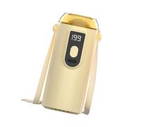 CAZSTYK Ventilateur de bureau rechargeable à 199 vitesses - Petite table de camping - Affichage numérique puissant et silencieux - Pour chambre à coucher, voyage - Clip de refroidissement
