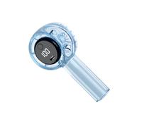 CAZSTYK Ventilateur multifonction à affichage numérique - Refroidissement efficace - 1200 mAh - Puissant pour les voyages et l'extérieur