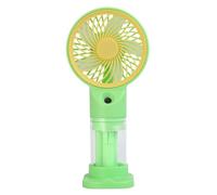 CAZSTYK Ventilateur portatif léger à vitesses réglables - Bureau de brumisation à piles pour navetteurs - Humidificateur d'eau léger