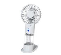 CAZSTYK Ventilateur portatif multifonction de refroidissement efficace 1200 mAh silencieux et puissant texture ABS pour voyage en extérieur