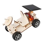 CAZSTYK Voiture d ' Exploration Spatiale en Bois à Assemblage Pratique, | Ensemble de construction de maquettes de vaisseau spatial en bois, pour expériences de physique en classe, jouet
